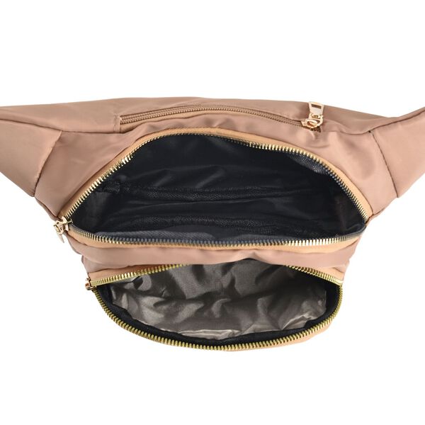 Bauchtasche mit RFID-Schutz, beige image number 8