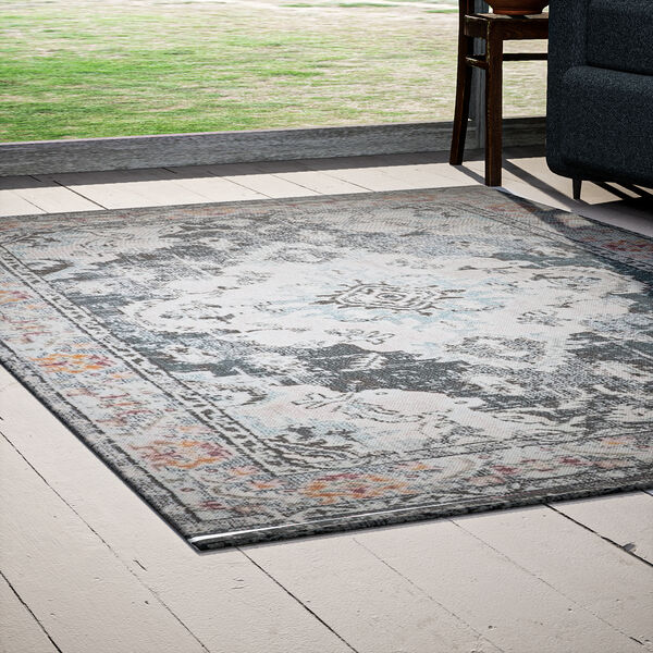 Digitaldruck Teppich, Gr&uuml;n Wei&szlig; image number 2