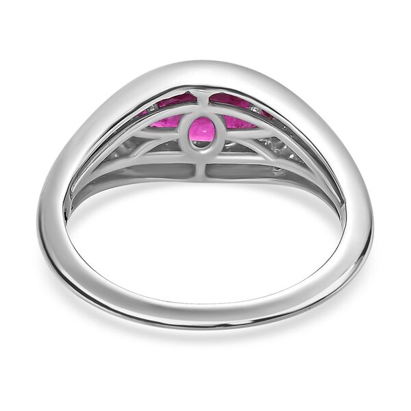 Afrikanischer Rubin (Fissure gefüllt) Ring - 1,43 ct. image number 6