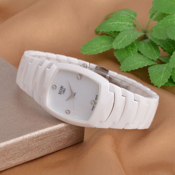 EON 1962 schweizes Uhrwerk, Wei&szlig; image number 2