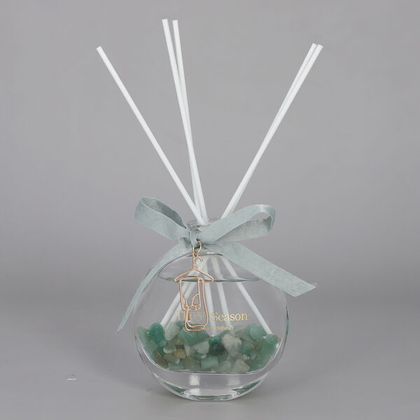 The 5th Season Parf&uuml;mflasche mit Aventurin Edelsteine, Gr&ouml;&szlig;e 9,5x3,5x14 cm, Gr&uuml;n, 100ml image number 5