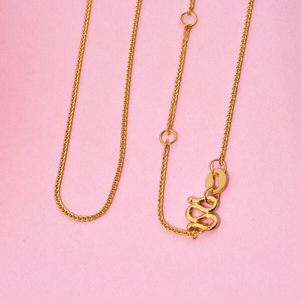 Spigakette in 999 Gelbgold, 45cm image number 1