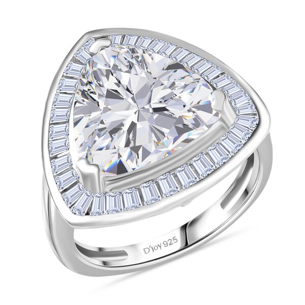 Moissanit Ring 925 Silber rhodiniert (Gr&ouml;&szlig;e 18.00) ca. 5,64 ct image number 4