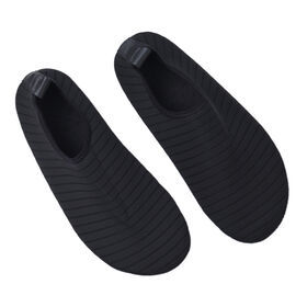 Unisex Aquaschuhe, Rutschfest & Schnelltrockend, Größe 36-37, Schwarz