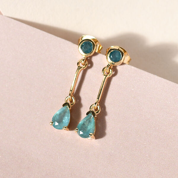 Grandidierit Ohrhänger - 1,04 ct. image number 2