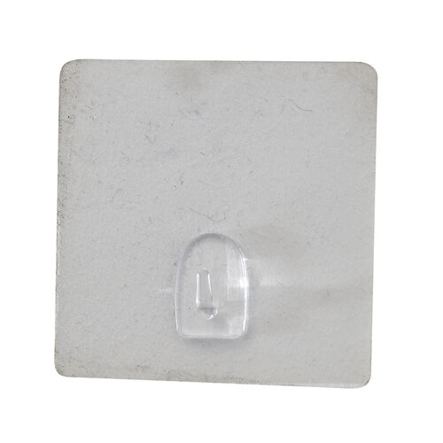 Zauberhaken aus Kunststoff, 3 groß, Transparent image number 1