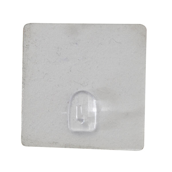 Zauberhaken aus Kunststoff, 3 groß, Transparent image number 1