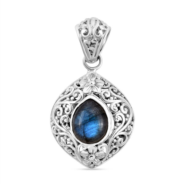 Royal Bali - Labradorit-Anh&auml;nger, 925 Silber ca. 3,80 ct