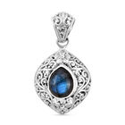 Royal Bali - Labradorit-Anhänger, 925 Silber ca. 3,80 ct