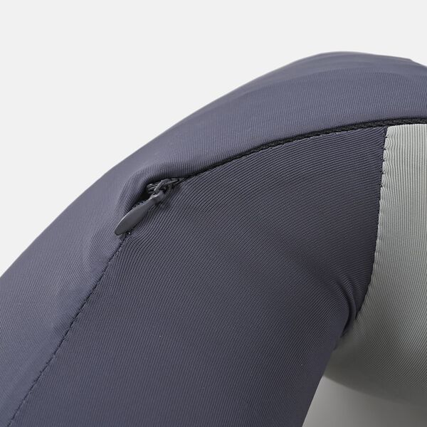 Reisekissen aus Memory-Schaum mit verstellbarem Kordelzug, ergonomisch geformt für Nackenstütze, 29x16x25 cm, Lila image number 5