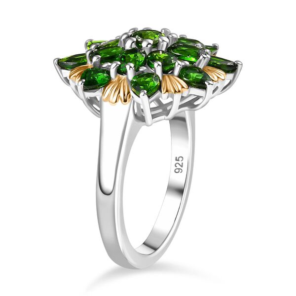 Natürlicher Chromdiopsid-Ring - 3,18 ct. image number 5