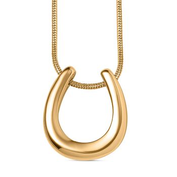 Huffeisen Halskette, ca. 50 cm, ca. 7,80g