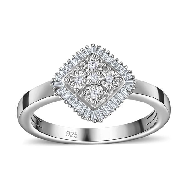 Weißer Diamant-Ring - 0,10 ct. image number 3