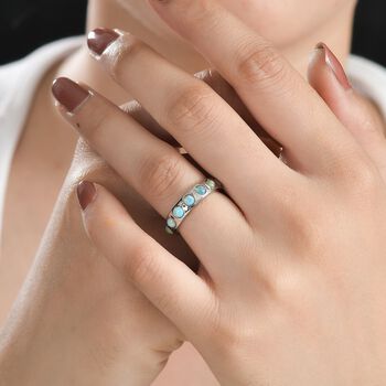 Nat&uuml;rlicher, &auml;thiopischer Welo Opal-Ring - 0,60 ct.