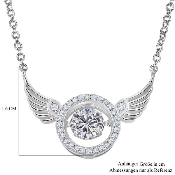 RADIANTA GRA zertifiziert Moissanit (D-VVS) Halskette ca. 45 cm 925 Silber rhodiniert ca. 1.09 ct image number 7