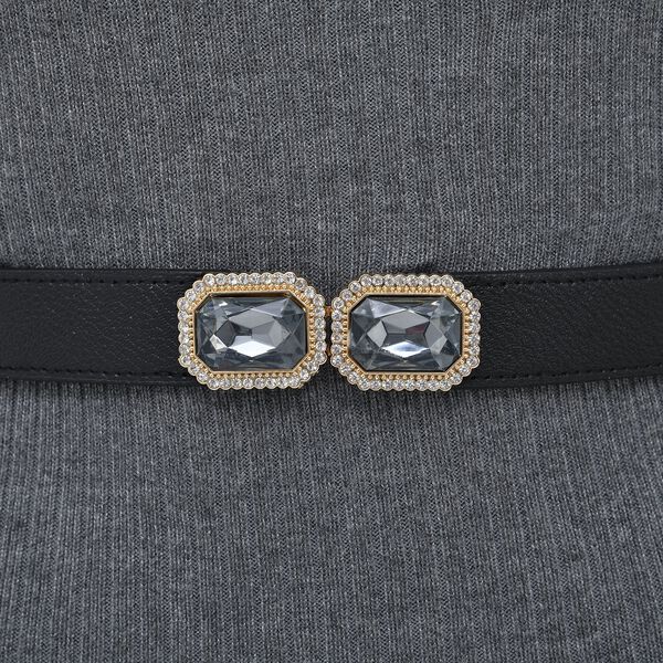 Gewebter G&uuml;rtel, schwarz image number 4