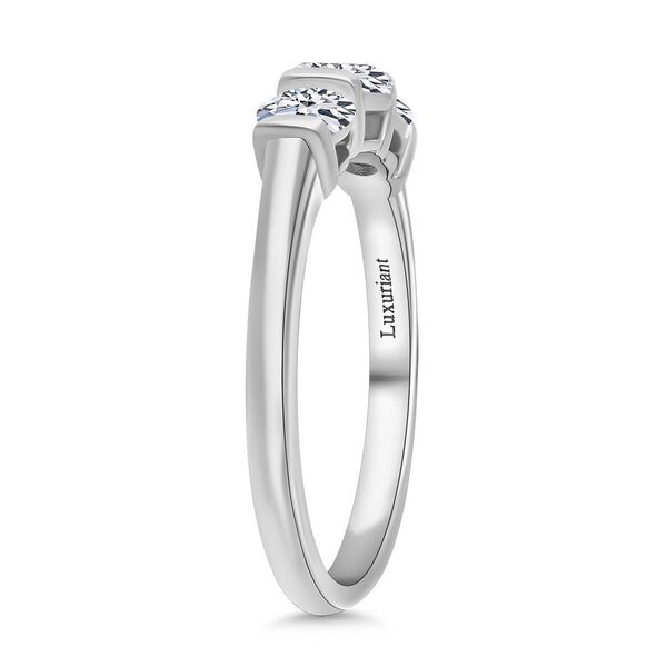 LUXURIANT SGL zertifizierter VS-GH Labor Diamant Ring, 925 Silber rhodiniert - 1 ct. image number 3