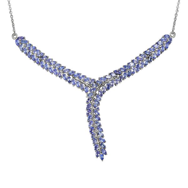 Tansanit Halskette, 45 cm - 7,14 ct. image number 0