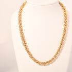 LA BELLA Feinste Italienische Handgefertigte Königskette, 925 Silber vergoldet ca. 50 cm ca. 44,00g