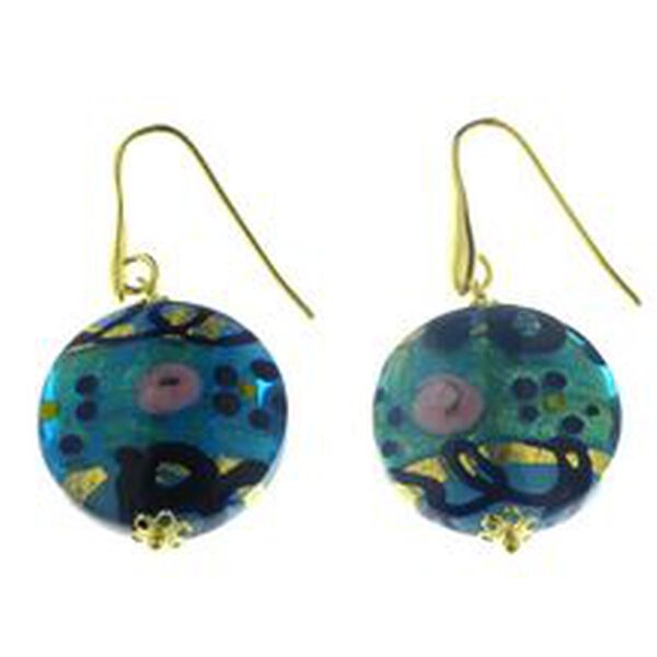 IL MURANO DI FRANCESCA- gr&uuml;ne Muranoglas aus Italien Perlen Ohrringe