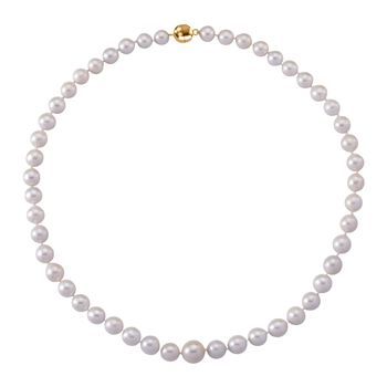 D'Joy wei&szlig;e Edison Perle 60cm Halskette