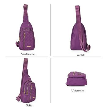 Oxford Bauchtasche, Lila