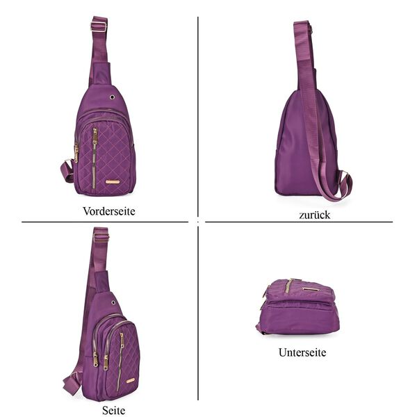 Oxford Bauchtasche, Lila image number 2