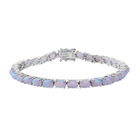 Natürlicher Äthiopischer Opal Armband ca. 19 cm lange 925 Silber ca. 8,42 ct