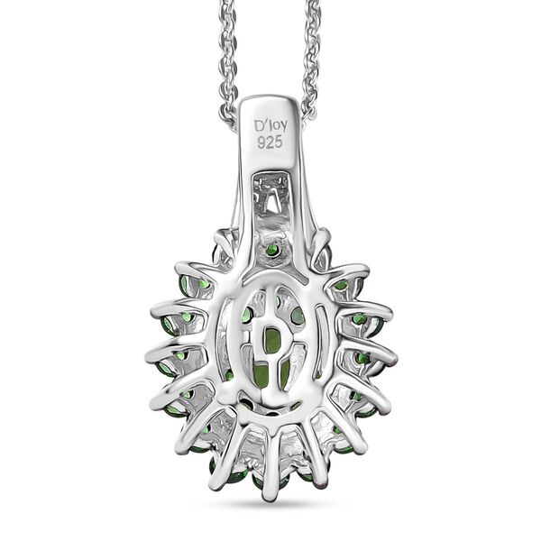 D'Joy AA Tsavorite Granat Schmuckset ca. 50 cm 925 Silber rhodiniert ca. 1.59 ct image number 5