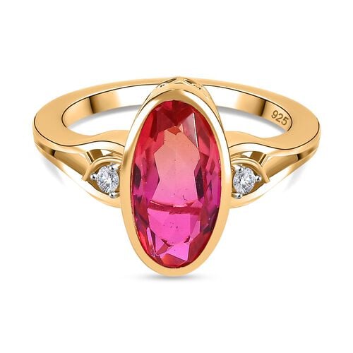Sunset Triplett Quarz Ring, ca. 3,62 ct. image number 0