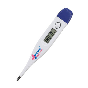 Digitaler Thermometer, wei&szlig;