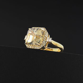 AAA Turkizit, Wei&szlig;er Diamant Ring 585 Gold (Gr&ouml;&szlig;e 20.00) ca. 5,96 ct