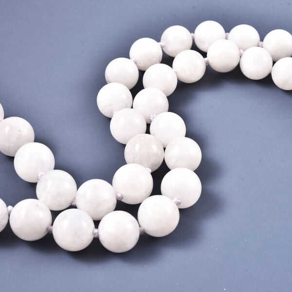 Mondstein Halskette ca. 50 cm lange mit Magnetschloss 925 Silber ca. 240.35 ct image number 4