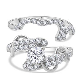 Lustro Stella 2er-Set Zirkonia Ringe