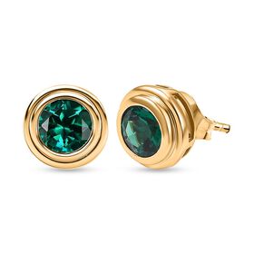 Labor Smaragd Ohrringe - 1,50 ct.