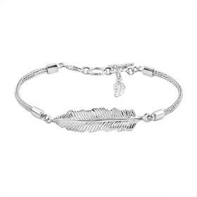 Royal Bali Kollektion - Tulang Naga Armband in 925 Silber, 20cm