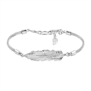 Royal Bali Kollektion - Tulang Naga Armband in 925 Silber, 20cm