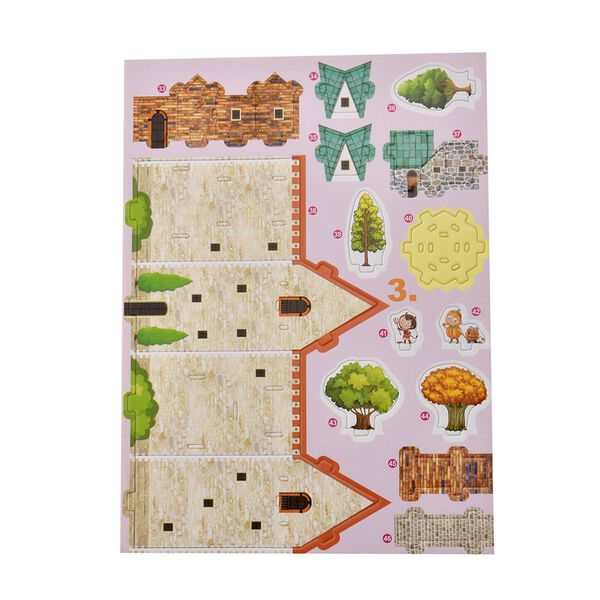 3D-Puzzle Märchenschloss, inkl. aller Werkzeuge, 30x26x27cm image number 6