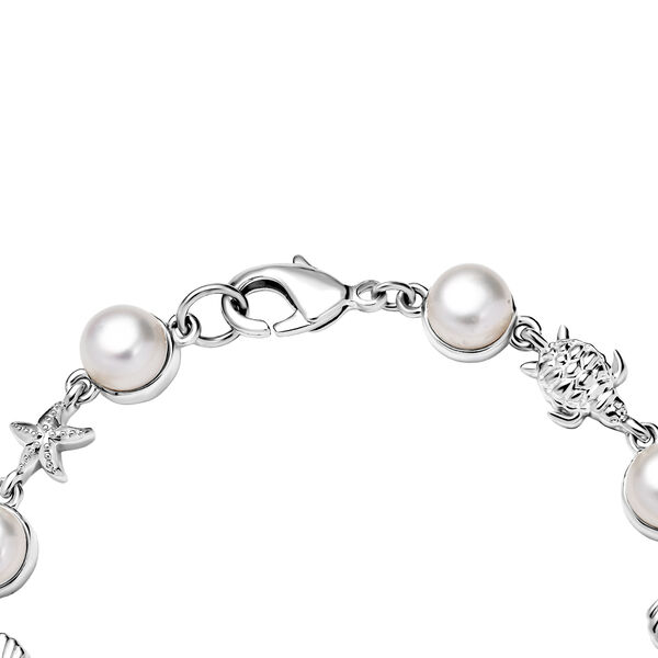 EVER TRUE S&uuml;&szlig;wasser Perle (7.5-8 mm) Armband ca. 19 cm Nickelfreies Messing image number 4