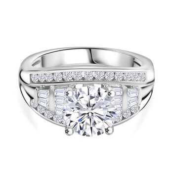 Moissanit Ring - 2,55 ct.