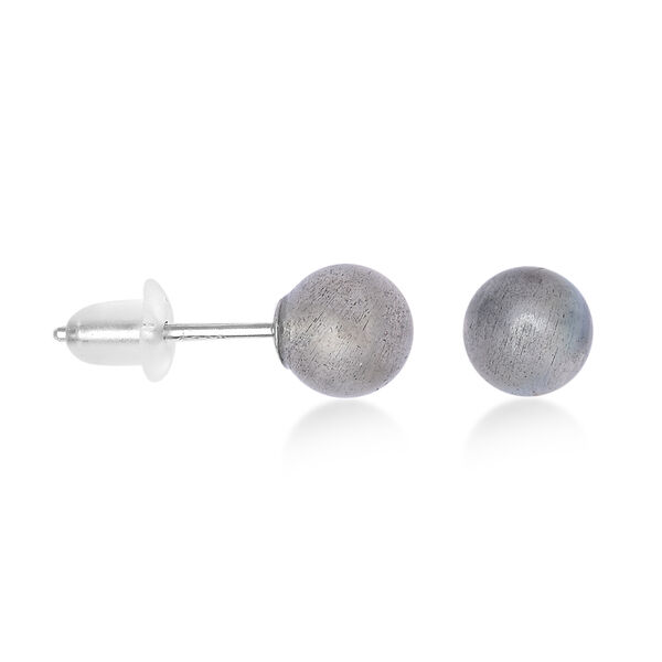 2er-Set Phosphosiderit und Labradorit Ohrstecker 925 Silber rhodiniert ca. 7,00 ct image number 3