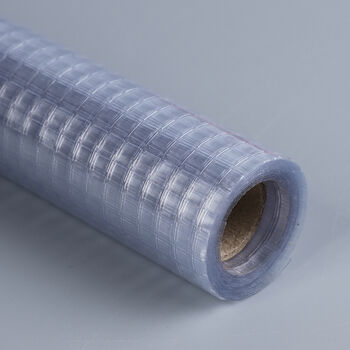 Statisch haftende Fensterfolie, nicht klebend, 90x185 cm, Karomuster