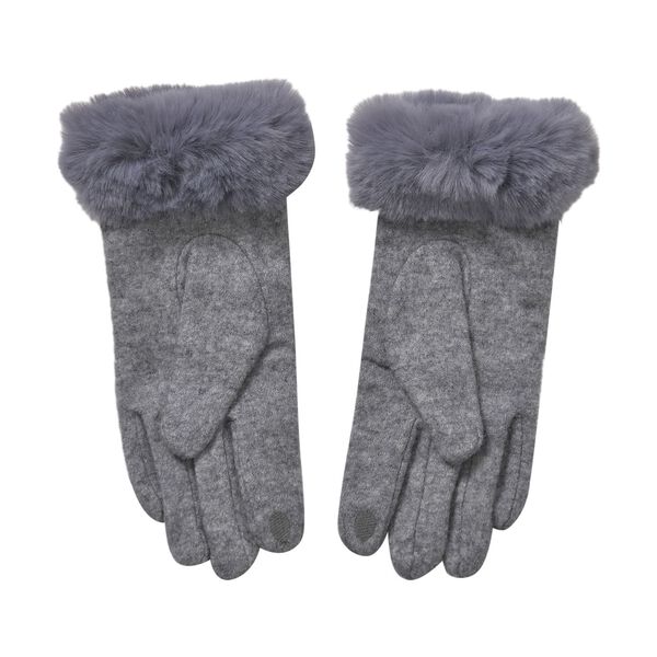 Kaschmirhandschuhe mit Touchscreen-Kompabilität, Grau image number 2