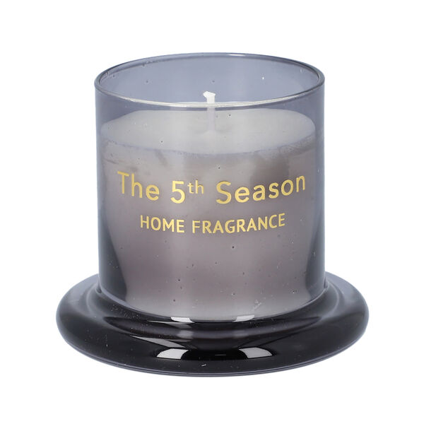 The 5th Season: Duftkerze Becher mit Glasdeckel, Grau image number 5