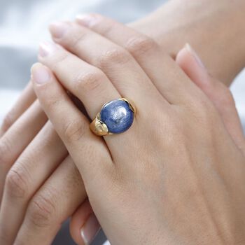 Kyanit und Zirkon Ring - 15,73 ct.