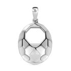 Geometrischer Anhänger, 925 Silber platiniert, ca. 4,56g