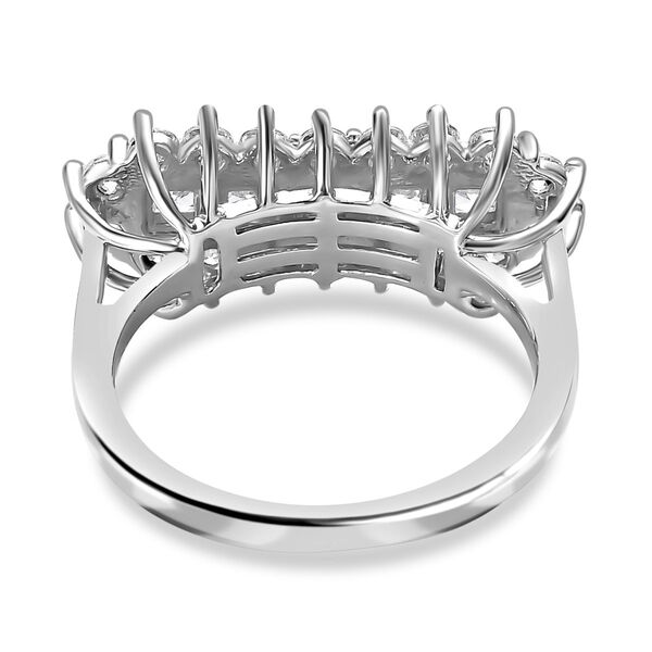 Lustro Stella - Zirkonia Ring, 925 Silber platiniert (Gr&ouml;&szlig;e 20.00) ca. 2.78 ct image number 3