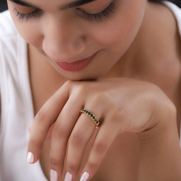 Natürlicher Chrom Turmalin-Ring - 0,57 ct. image number 3