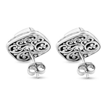 Royal Bali Kollektion - Nat&uuml;rliche, &auml;thiopische Welo Opal-Ohrringe - 1,38 ct.