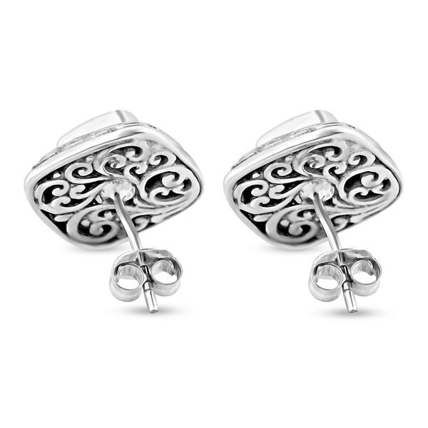 Royal Bali Kollektion - Nat&uuml;rliche, &auml;thiopische Welo Opal-Ohrringe - 1,38 ct. image number 3